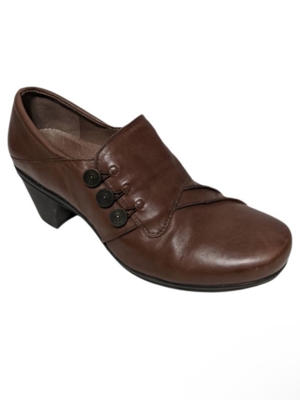 ABEO B.I.O Rikki Brown Leather Booties 9.5